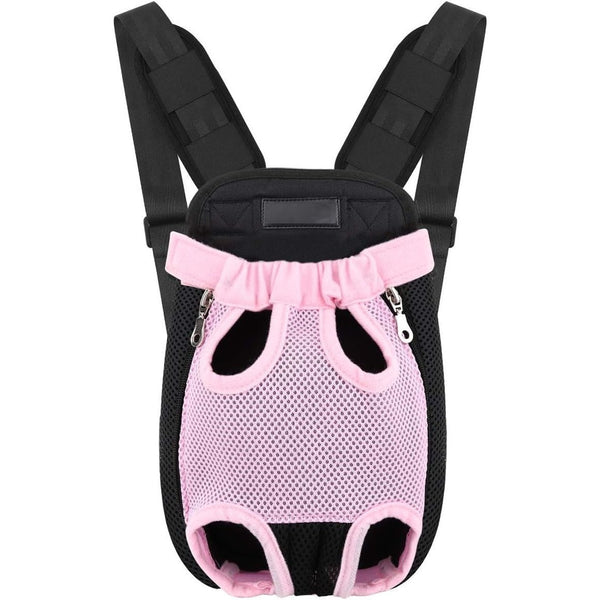 ATEK Breathable Mesh Pet Carrier Backpack With Adjustable Straps, Zipper Closure, And Built-in Leash For Dogs And Cats Christmas Gift