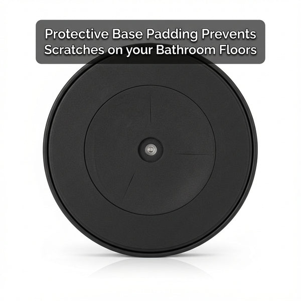 ZISH Toilet Roll Holder Free Standing - Stainless Steel Bathroom Toilet Paper Organizer and Dispenser - No Drill Toilet Roll Stand Freestanding - Up to 5 Toilet Roll Storage