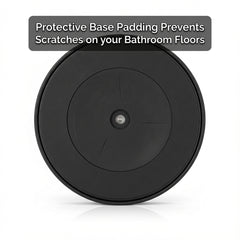 ZISH Toilet Roll Holder Free Standing - Stainless Steel Bathroom Toilet Paper Organizer and Dispenser - No Drill Toilet Roll Stand Freestanding - Up to 5 Toilet Roll Storage