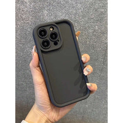Black Thick Case For iPhone 17 16 15 14 13 12 11 Pro Max XR 8 7 Shockproof Cover