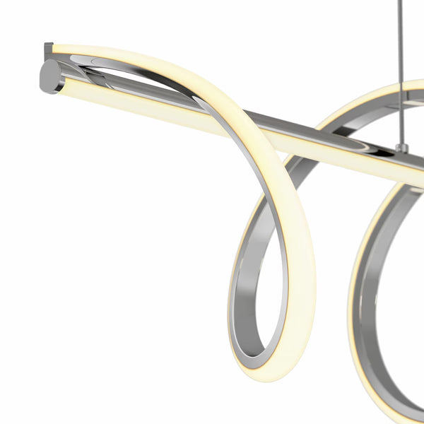 Artika Coda LED Pendant Light in Chrome