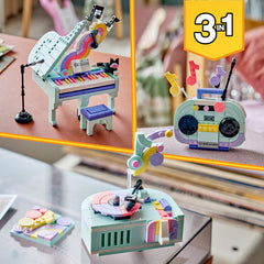 LEGO Creator 3-In-1 Music Decor Piano with Cat - Model 31392 (9+ Years)