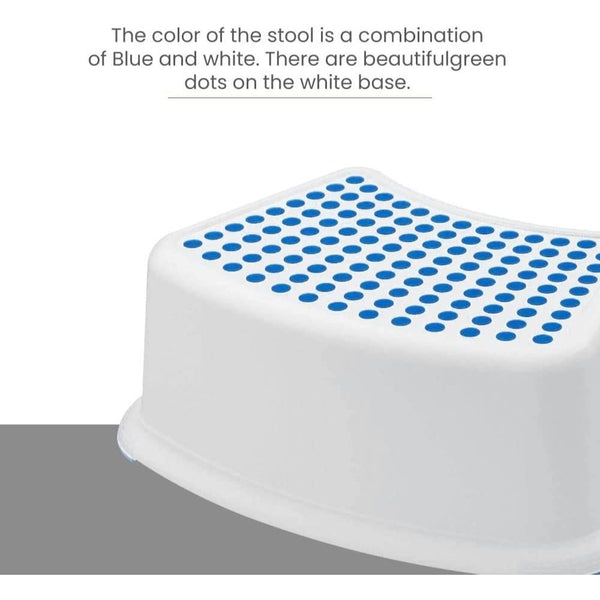 Plastic Child Foot Step Stool Anti-Slip Cover on Top For Children Practical Non-Slip Toilet Step | Toilet Steps For Toddlers | Step Stool | Toddler Step Stool | Toilet Seat & Step, Toilet Stool