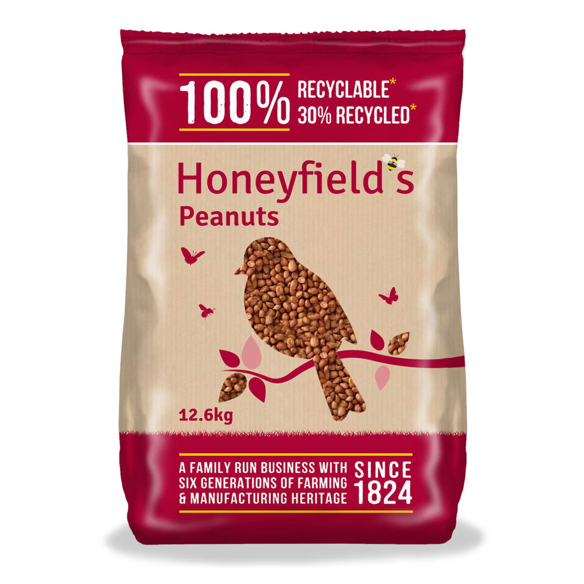 Honeyfield'S Peanuts for Wild Birds, 12.6Kg