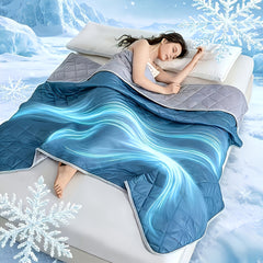1pc Cooling Blanket Suitable for Hot Sleepers, Featuring a Double-Sided Design for a Cool Feel, Perfect for Lightweight And Soft Summer Sleep