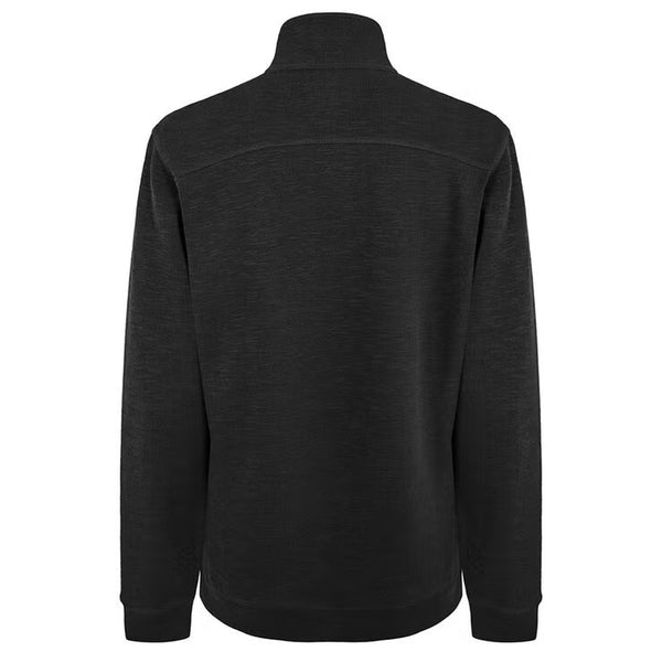 Jack Wills Men'S Melange 1/4 Zip Jumper in Black