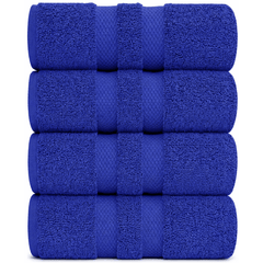 Pack of 4 Jumbo Bath Sheets Set 100% Egyptian Cotton (80x140 CM) Quick Dry 500GSM Highly Absorbent Soft Feel Bath Sheets XL Bathroom Towel Perfect for Daily Use