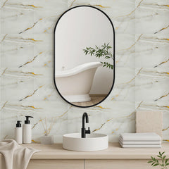 50pcs Marble Self-Adhesive Wall Tiles Wall Hanging Decor Fashion 30x30cm