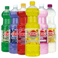 Kiriko 6pcs Spanish Cleaning Products Bundle Gift Set, 1.5L Each, Multipurpose Floor Cleaner with Pine Tree, Morning Glory, Flowers, Jabon De Marsella, Talc & Lemon Scent