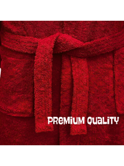 Mens and Ladies Shawl Collar Bathrobe 100% Egyptian Cotton Unisex Shawl Collar Dressing Gown Terry Towelling Bathrobe One Size