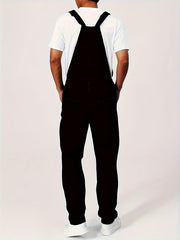 Men'S Casual Washed All-Match Denim Overalls
