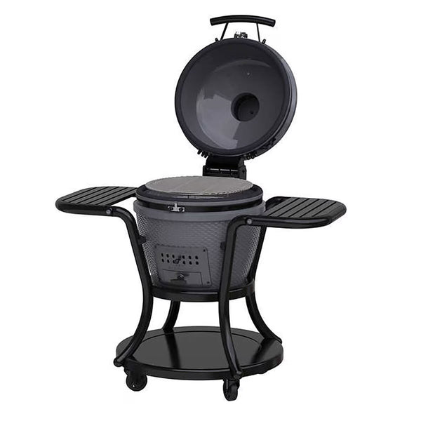 Pit Boss 24” (60 Cm) Ceramic Kamado Charcoal Barbecue Grill + Cover in Grey