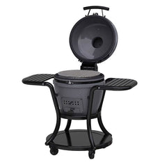 Pit Boss 24” (60 Cm) Ceramic Kamado Charcoal Barbecue Grill + Cover in Grey