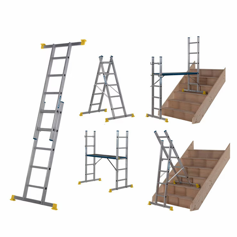 Werner 5-In-1 Combination Ladder with Platform