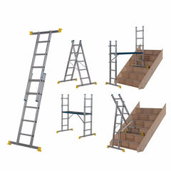 Werner 5-In-1 Combination Ladder with Platform