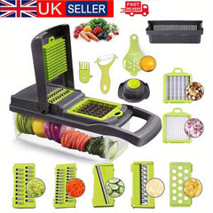 15in 1 Vegetable Chopper Salad Fruit Mandolin Slicer Food Dicer Cutter Peeler