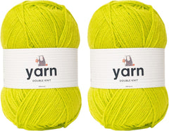 Korbond DK Beige Yarn - 100G Acrylic Wool - Lightweight, Hypoallergenic & Durable Double Knit Crochet Yarn Knitting Wool (290M Total)