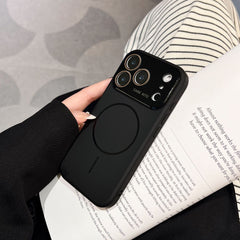 Phone Case - A Premium Minimalist Orange Magnetic Phone Case with Lens Protection, Fingerprint Resistance, And Wireless Charging Support, Designed for The for Iphone 17/16/15/14/13 Pro Max/Plus. This Stylish Business Phone Protector Features Precise