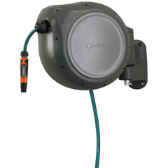 Gardena Wall-Mounted 30M (98Ft) Hose Box with Automatic Roll-Up