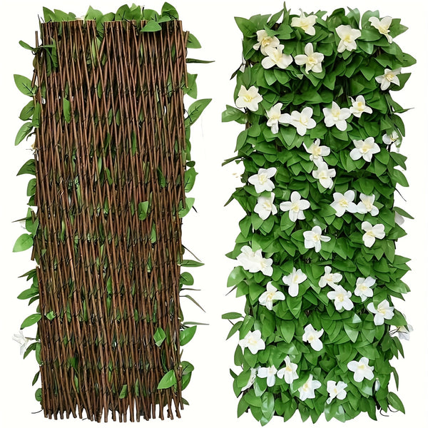 Expandable Fence Screen, Garden Fencing Use Artificial Hedge Screen Extend Garden Grid Board with , Garden Fence Screen, Fence Privacy Screen for Backyard Patio Wall Decoration