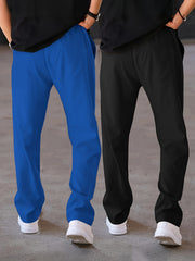 Men's Two-pc Pants, Fashionable Casual Trousers for Outdoor Wear