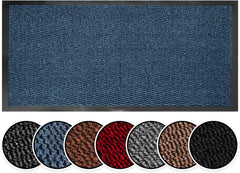 BLADO Washable Door Mats Indoor & Outdoor - Non-Slippery Heavy Duty - Stylish & Large Rubber - Perfect Dust Grabbing Doormats (Anthracite, 40Cm X 60Cm)
