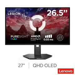 Lenovo Legion 27Q-10, 27 Inch 240Hz QHD QD-OLED Gaming Monitor, 67E1GAC1UK