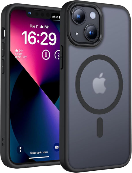 TOCOL Magnetic for Iphone 17 Pro Max Case 6.9-Inch, Compatible with Magsafe, Full Camera Protection, Built-In Magnetic Ring, Drop Protection Shockproof Translucent Matte Phone Cover