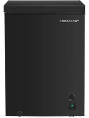 Cookology CCFZ99BK Freestanding Chest Freezer in Black - 99 Litre Capacity - for Kitchens, Outbuildings & Garages - Adjustable Feet & Temperature Controls - 4 Star Freezer Rating