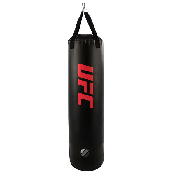 UFC Single Station Bag Stand with MMA 25Kg Punch Bag and 8Oz Sparring Gloves in 2 Sizes, in Black