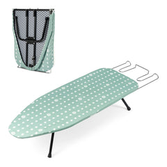 Ironing Board Foldable Mini Ironing Board Tabletop Ironing Board Foldable Portable Design with Built-in Iron Rest, Non-Slip Legs, Lightweight for Small Spaces, Dorms, Apartments