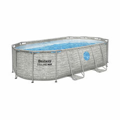 Bestway® 14Ft (4.2M) Steel Pro MAX™ Splashview™ Oval above Ground Pool Set