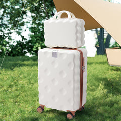 Luggage Set, 2 Piece Case Luggage, 20 Inch Suitcase Sets ABS+ PC Luggage, Travel Suitcase with Cup Holder, Hook, and Small Portable Hand Cabin Case