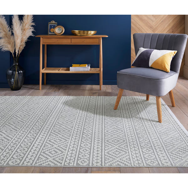 Concept Looms Jazz Grey Indoor Outdoor Rug, in 2 Sizes