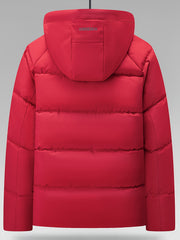 2024 Winter New Arrival Men's Outdoor Casual Padded Storm Jacket with Detachable Hood, Thickened Warm Fashionable Men's Outerwear