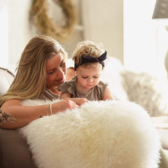 Naturally Sheepskins Long Wool Double Rug in 6 Colours, 180 X 55 Cm