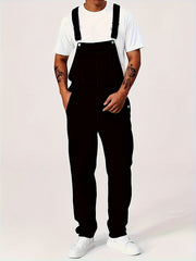 Men'S Casual Washed All-Match Denim Overalls