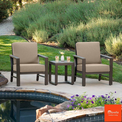 Sunvilla Nichols 3 Piece Bistro Patio Set + Cover
