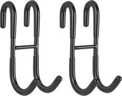 Simtive Shower Door Hooks (3-Pack), over Door Hooks for Bathroom Frameless Glass Shower Door, Towel Hooks, Shower Squeegee Hooks, Silver