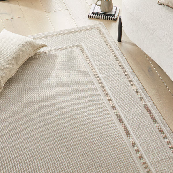 Concept Looms Olivia Cream Rug, in 3 Sizes