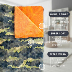 Ashford Home Faux Fur Slumber Bag Blanket in 4 Designs, 137 X 142 Cm