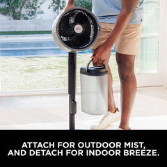 Shark FA300UK Flexbreeze Pro Mist Indoor & Outdoor Misting System in Charcoal Grey