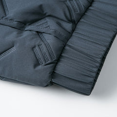 Lightweight Winter Stand Collar Jacket for Men, Quilted Thermal Business Casual Coat, Cold Weather Outerwear