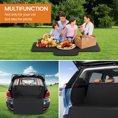 Full Coverage Anti-slip Waterproof Car Boot Liner Pet Seat Cover Dog Trunk Mat