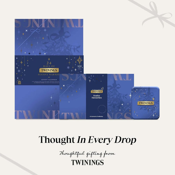 Twinings Advent Calendar 2025 Premium Tea Selection, 24 Delightful Green & Herbal Infusion Tea Bags