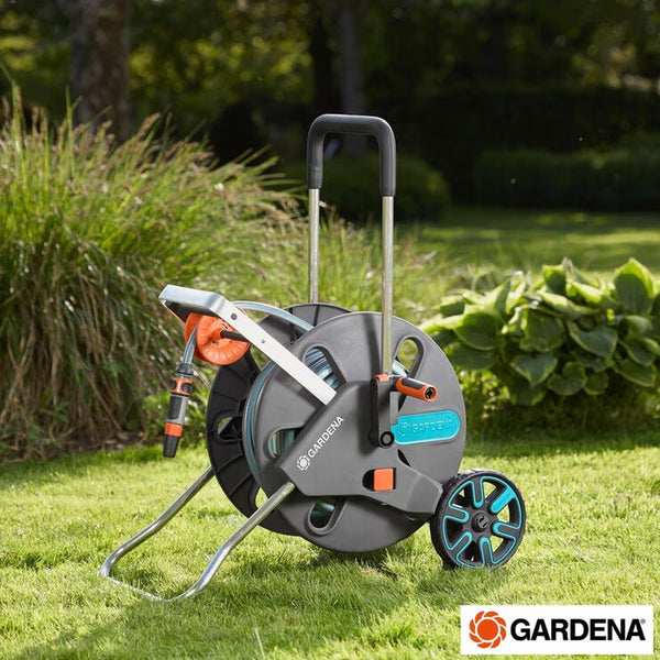 Gardena 50M (164Ft) Cleverroll L Easy Hose Trolley Set