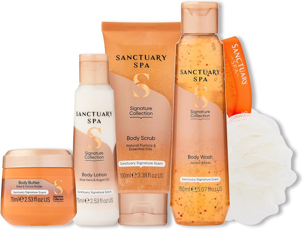 Sanctuary Spa Signature Treats Gift Set, Vegan, Gift for Women, Birthday Gift, Womens Gift Sets, Self Care Gift