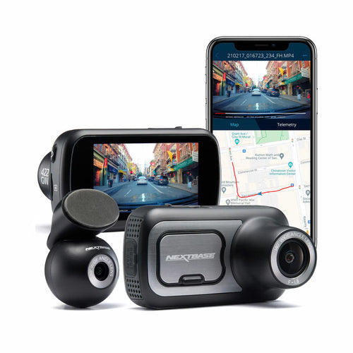 Nextbase 422GW Front & Rear Dash Cam Bundle