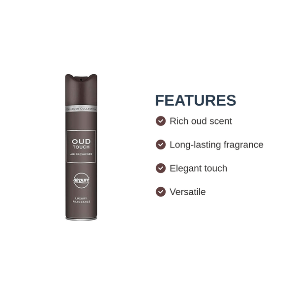 Pack of 3 - Airpure Air Freshener Oud Touch 300 ML