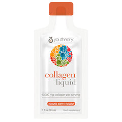Youtheory Collagen Liquid Natural Berry, 30 Count